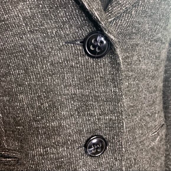 Anthropologie Cartonnier black tweed button front blazer size Medium - Picture 6 of 12